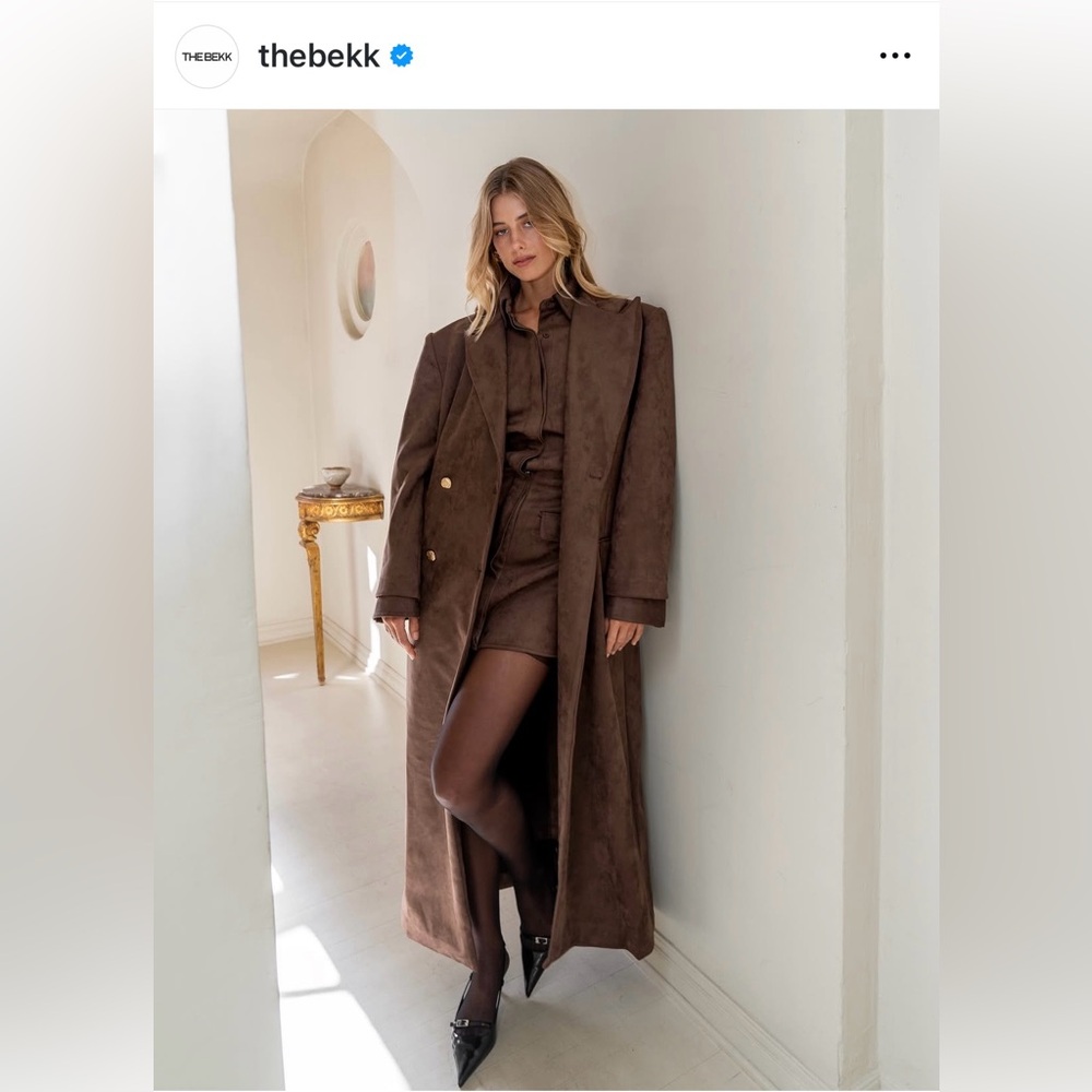 The Bekk Rowan Suede Coat